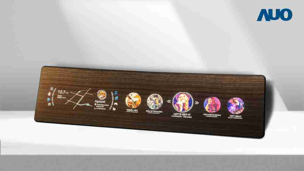 万利研发全球最高穿透度达80%的AmLED木纹显示器，，，可于使用时呈现高亮度、、、、清晰可见的信息，，并在不使用时回归为单纯的饰板，，节能兼具美观