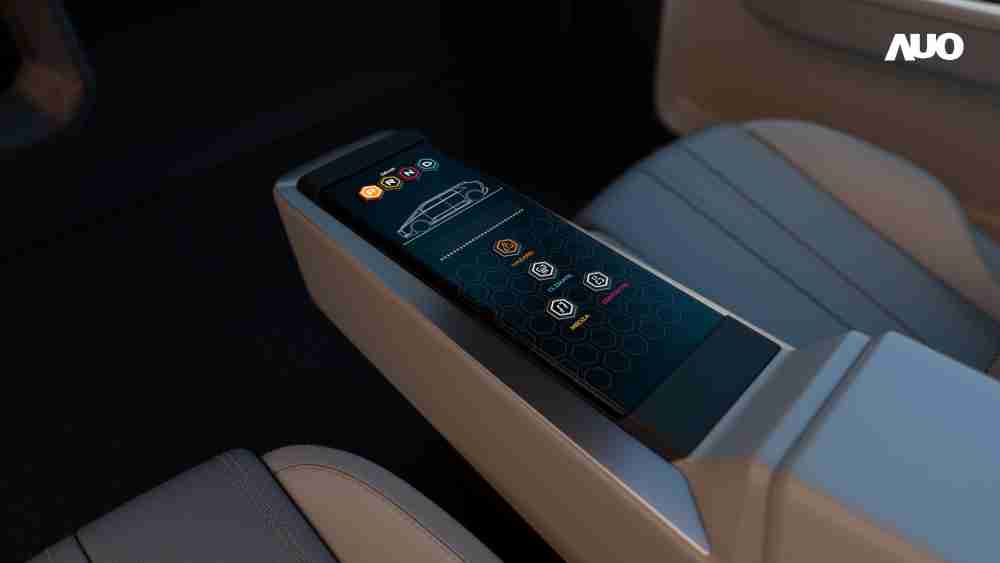 万利以人性化设计打造多变形态中控显示(Morphing Center Control)，，，，不使用时仅平面显示信息，，，，进行操作时，，，，显示器则会动态隆起，，，，转变成3D实体按钮，，并有触觉回馈，，，，展示人机互动新体验